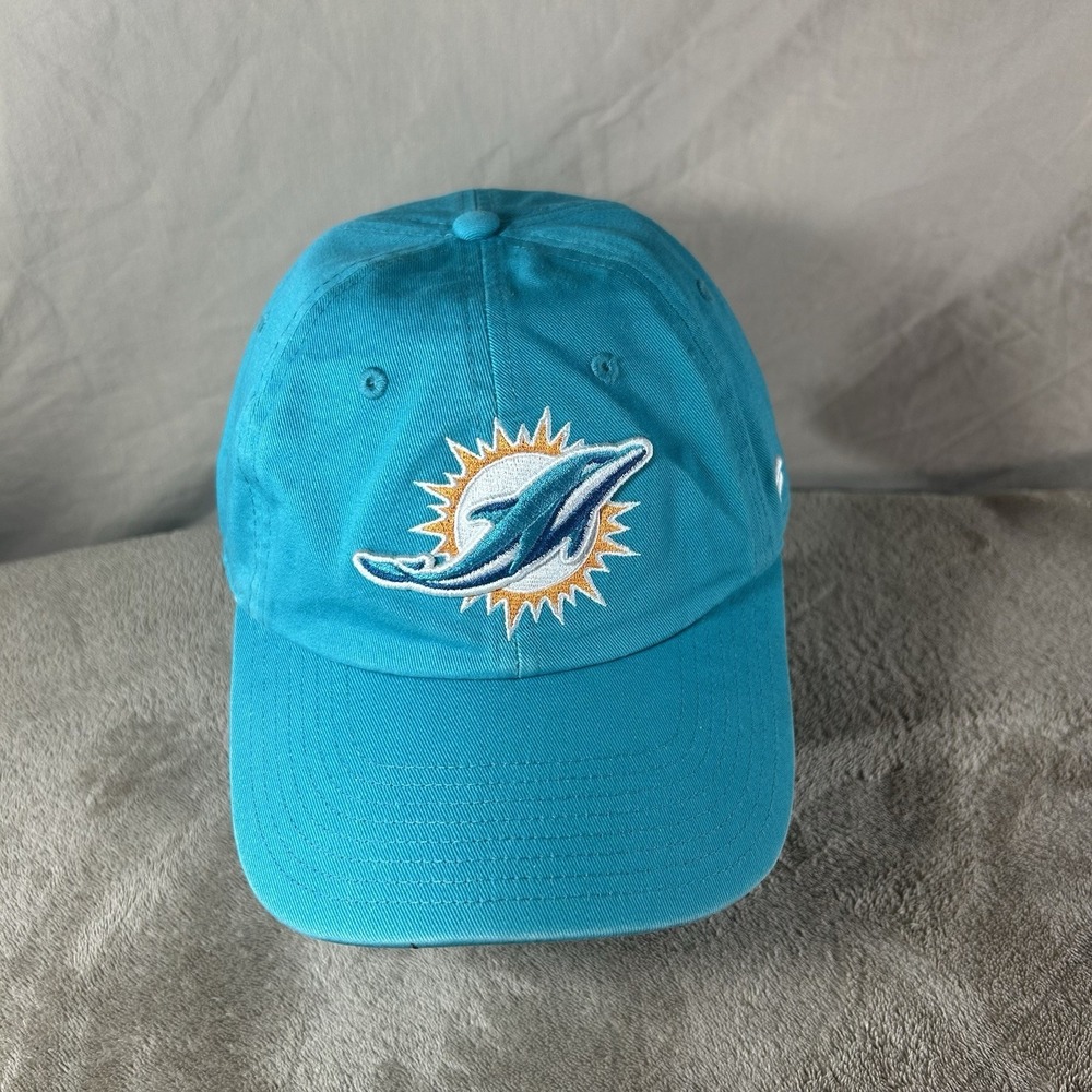 Miami Dolphins Hat Fanatics Adult Snapback Aqua Blue Football Cap NFL Pro Line